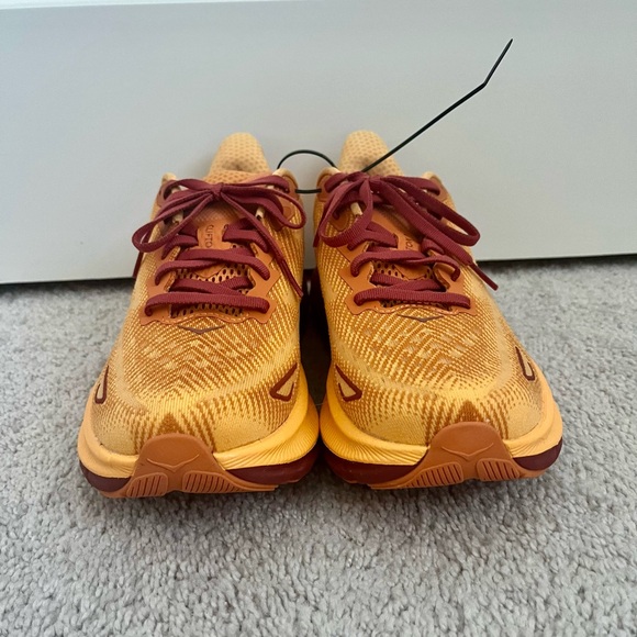 Hoka Athletic Shoes in Yellow and Red - Picture 2 of 8